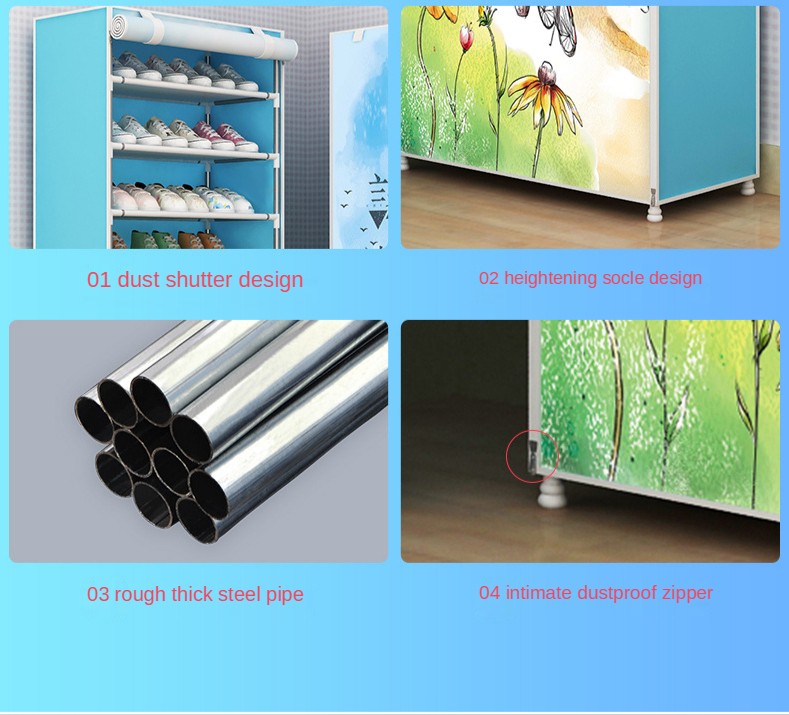 6-Layer Shoe Racks Shoe Rack Furniture Storage Shelf Multifunctional storage rack Home Storage