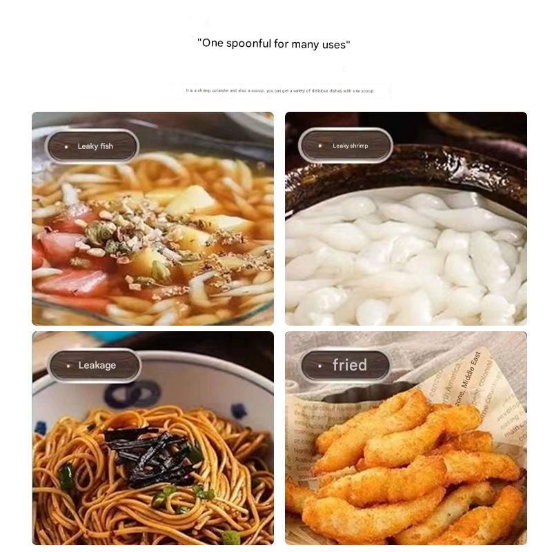 Cold shrimp special colander noodles fish colander colander basin cold fish dab soup lump soup artifact jelly fish fish tool funnel
