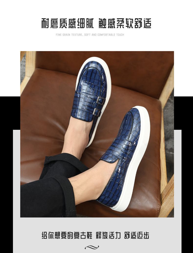 Men's summer breathable 2025 new style casual one-step loafers, men's business formal leather shoes