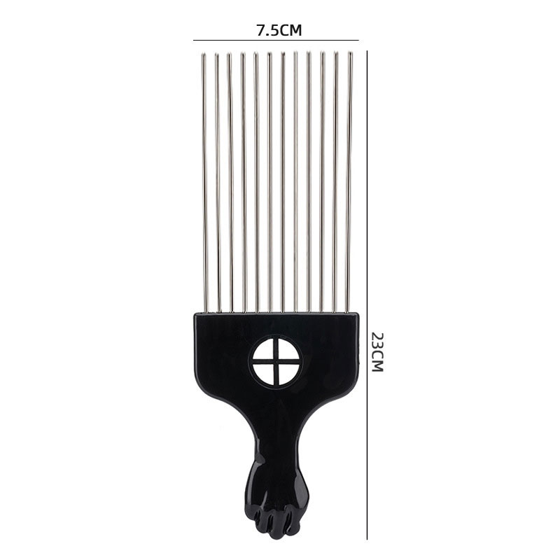 P3030 Wide Tooth Afro Pick for Men, Hair pick for Curly Hair for Women, Lift Pick Comb Tool for Wig Braid Detangle, Hair Styling