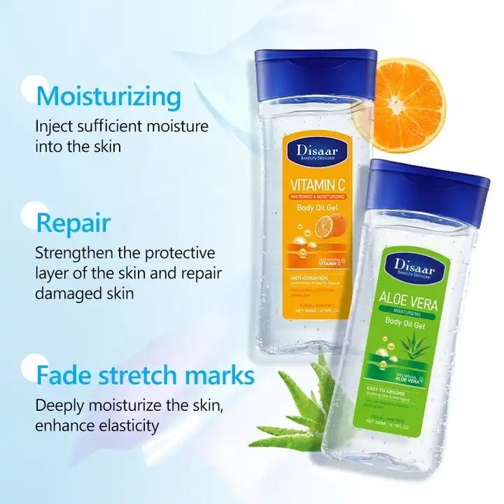 Disaar 100% Natural Body Oil Gel Hot Moisturizing Glowing Skin Body Massage Perfume Oil Gel For Men Women Whole Body Skin Glow
