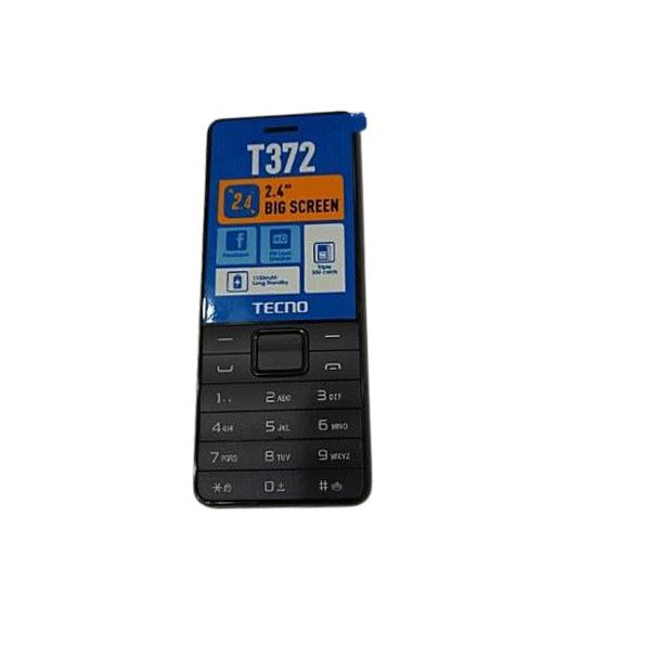 Tecno T372 - Triple Sim - 2.4” Display Screen - 4mb Rom + 4mb Ram - 1150mah Strong long lasting Battery - FM radio - Loud Speaker - Bluetooth Connectivity 