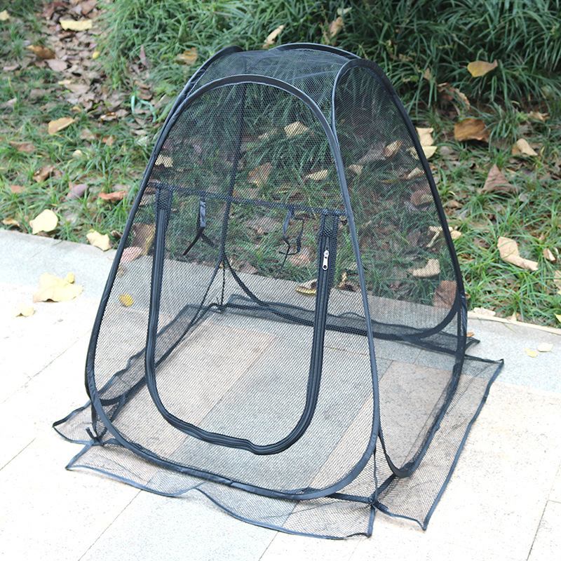 Portable Pop-Up Mesh Tent, Instant Setup Bug Screen Shelter, Breathable Mosquito Net Tent for Outdoor Camping, Patio, Backyard, 72x72x82cm Lightweight 0.62kg
