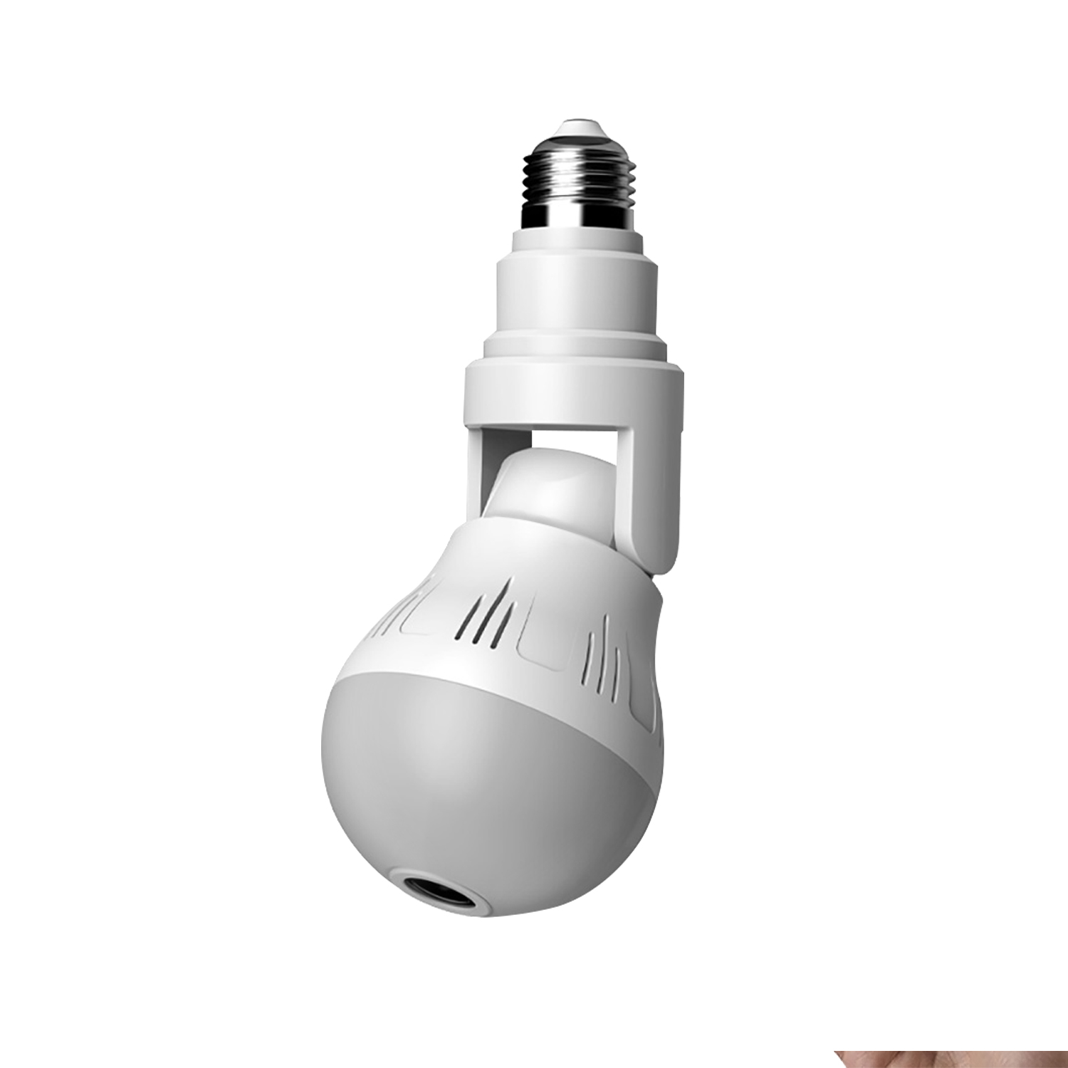 VRT-A6 Light Bulb Camera Wireless 360 Degree Panoramic IP Camera-2MP LED Light Camera Lamp-Remote Floodlight Infrared Night Vision Motion Detection for Baby/Elder/Pet/Nanny Monitor Wireless Camera 2.4GHz