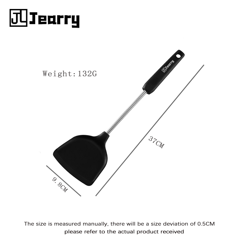 Silicone Turner non stick special spatula high temperature resistant cooking spatula household food grade silica gel spatula cooking utensils