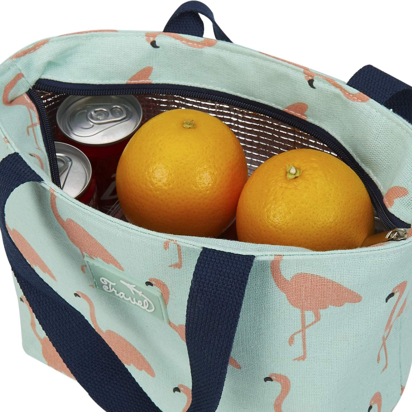 TA03-1 Lunch Bag for Women Funny Cartoon Kids Bento Cooler Bags Flamingo Thermal Breakfast Food Box Portable Picnic Travel
