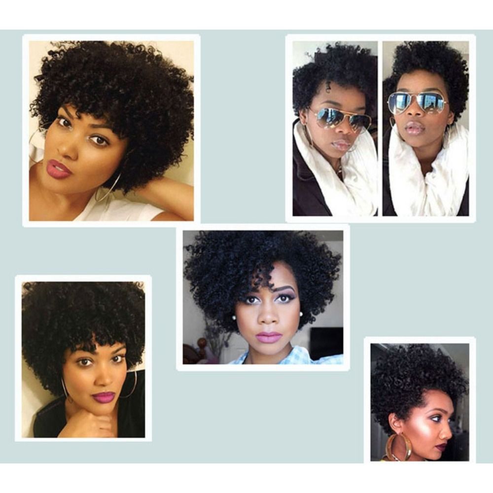 TopKiss Sexy Small Curls Wig for Women, Wish Synthetic Hair Head Cover Local