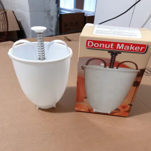 Plastic Manual Doughnut Machine Lightweight Fry Donut Maker Diy