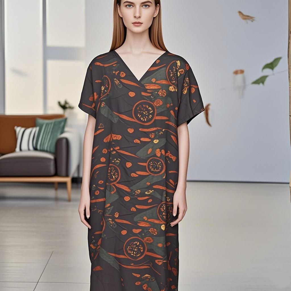 92% Silk Women Dress-Custom Digital Printing Women Dress
