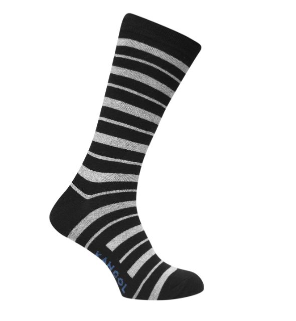 comfortable stretch firm and secure fit Kangol Formal 1 Pair Socks fiber comfortable elasticated ribbed opening SOFT COMFORT technology in the sock top completes a stylish look. 