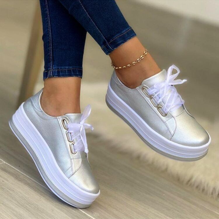 Women's Wide Width Flats 2025 - Round Toe Platform Casual Shoes for Daily Wear