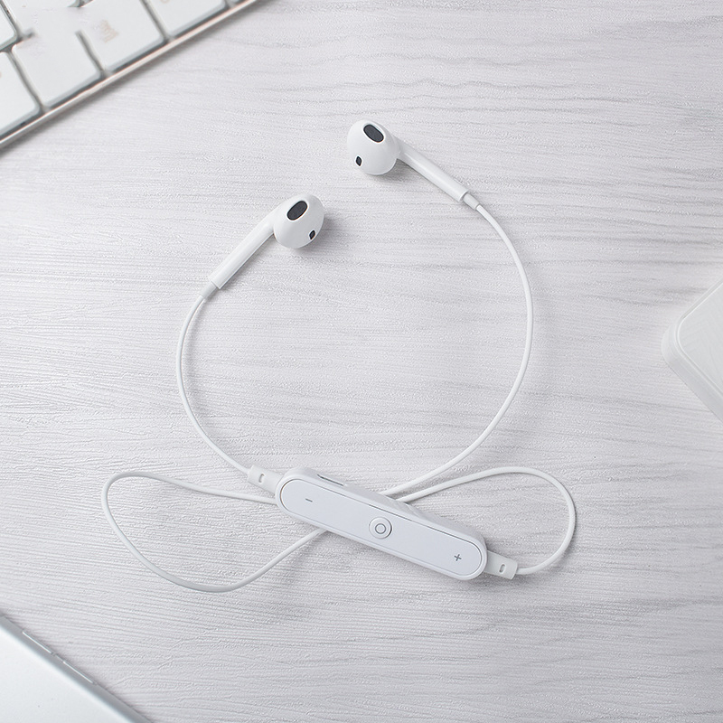 S6 Sport-Ear Neckband S6 Wireless Headphone Bluetooth V4.1 Earphone With Mic Stereo Earbuds Headset