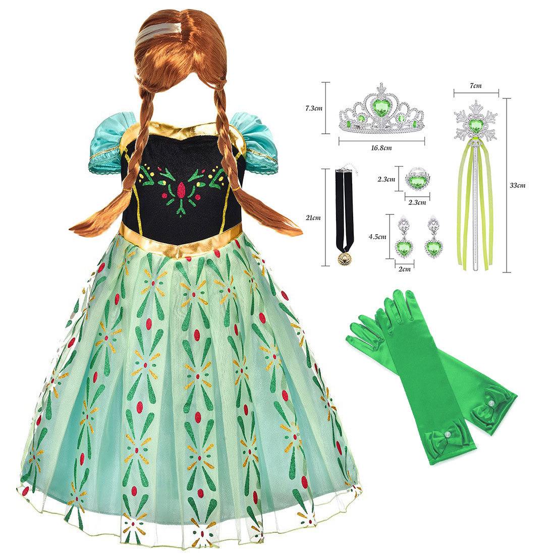 Girls Princess Dress Kids Cinderella Snow White Aurora Sofia Rapunzel Cinderella Halloween Costume Children Birthday Party Dress