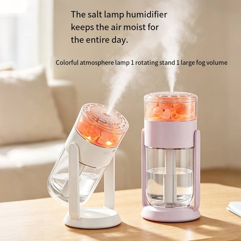 2-in-1 Multifunctional Swing Fan with LED Display & Night Light, Portable Hanging & Desktop Dual-Use Mini Cooling Fan, Quiet Adjustable Small Fan for Student Dormitory Bedroom Bedside Office
