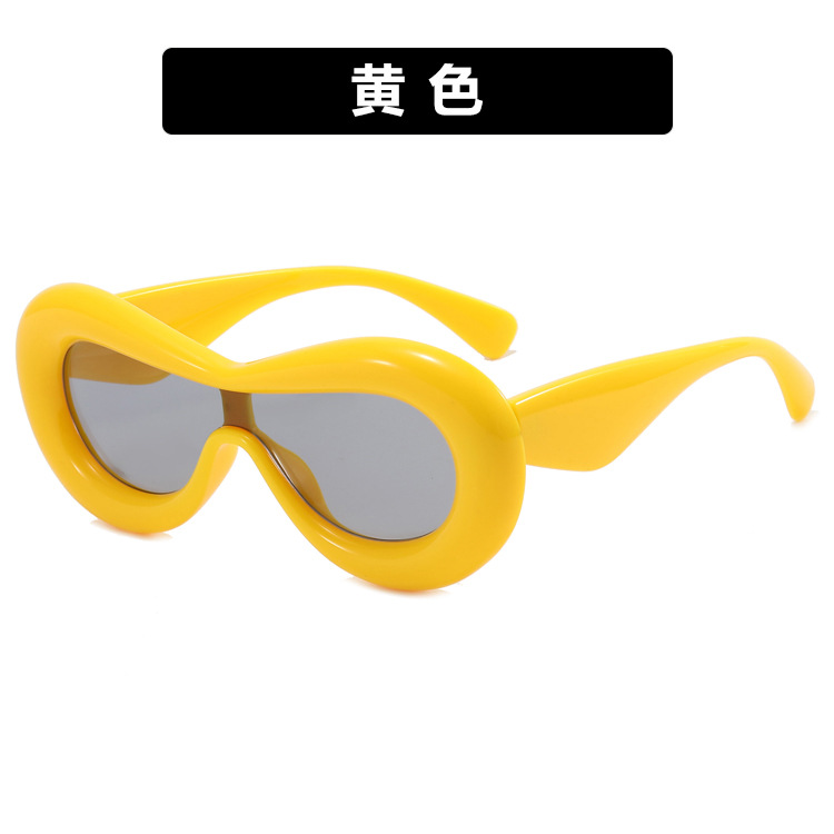 Y2K Hottie sunglasses one-piece concave shape funny sunglasses 1298