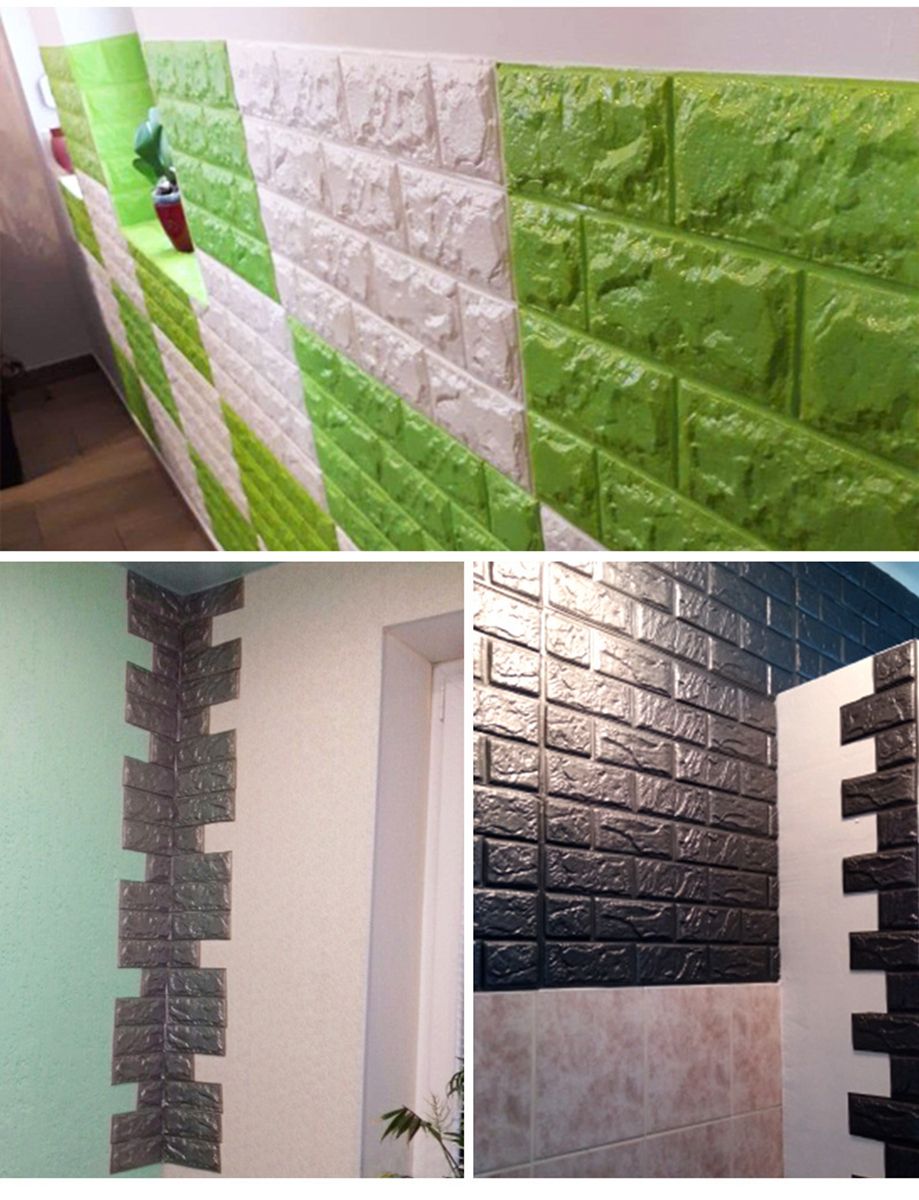 【Multi pcs】Soundproof Peel and Stick Wall Covering 3D Home Wallpaper Interior Decoration Design, Can Also Be Used in Kitchen