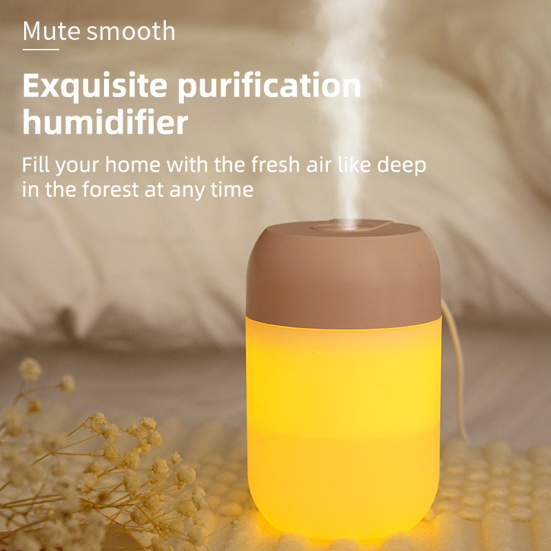 Night light new humidifier desktop home silent humidification USB multi-function car air purifier spray