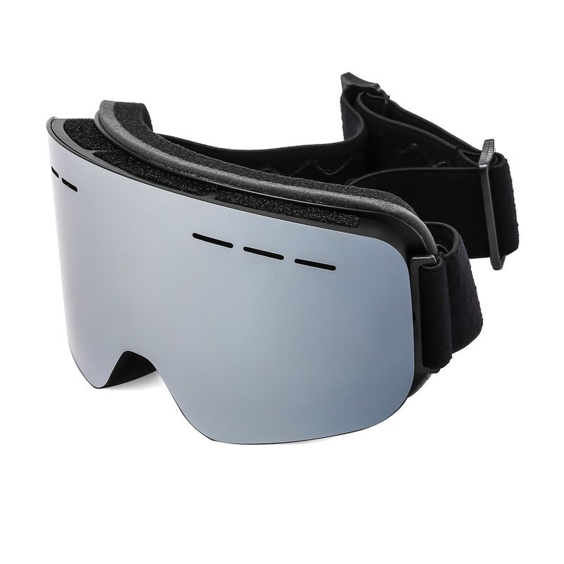 Double layer polarized anti fog cylindrical skiing box set, outdoor mountaineering snow and windproof mirror