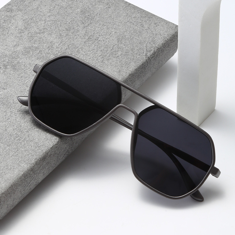 Fashionable and Versatile Large-frame One-frame Anti-ultraviolet Sunglasses