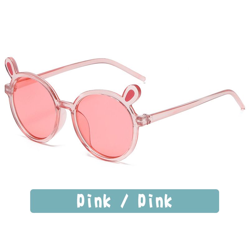 1545 Children Sunglasses Baby Sun Glasses Rabbit Ears Trendy Boys Girls Cute UV400 Kids Round ShadesC8