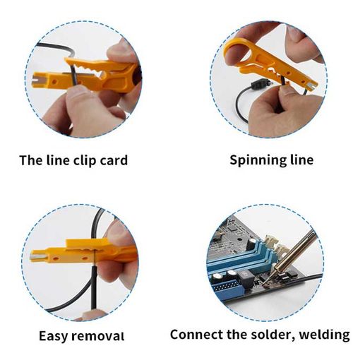 60W professional soldering iron set - precise temperature control