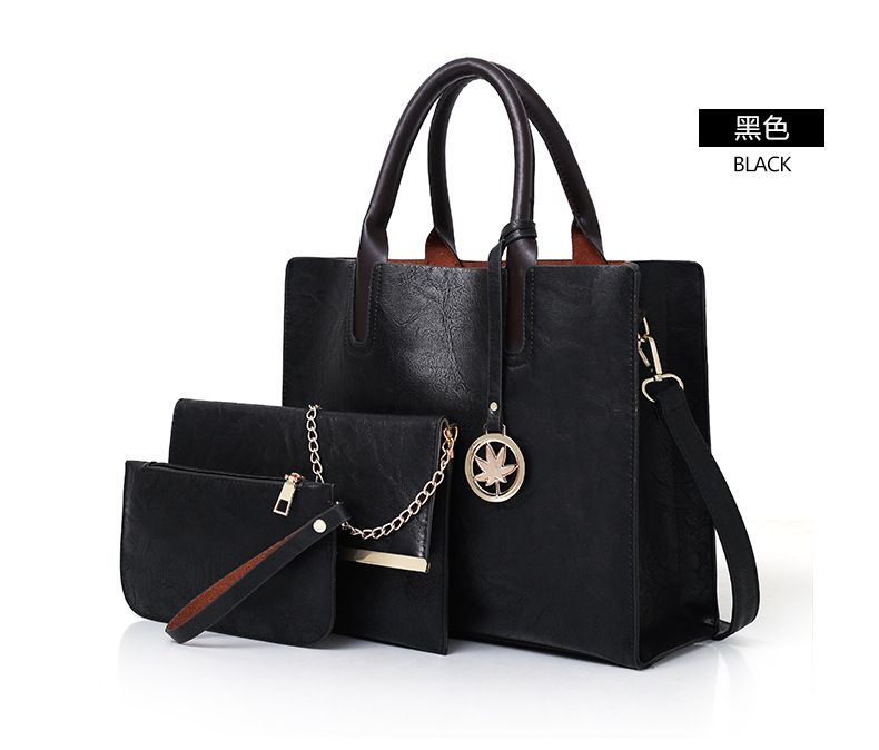 Large capacity women's bag 2024 new model mother bag mother bag Europe and the United States large bag multi-set shoulder bag 8824