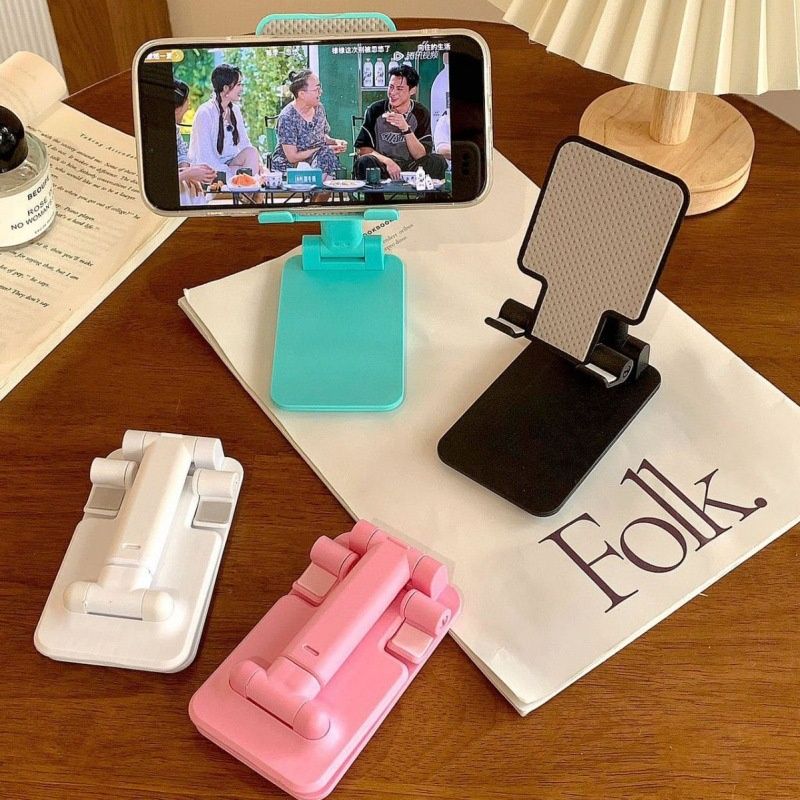 Foldable Desktop Phone Stand Universal Holder for Smartphone Tablet Live Streaming Video Shooting Support Bracket
