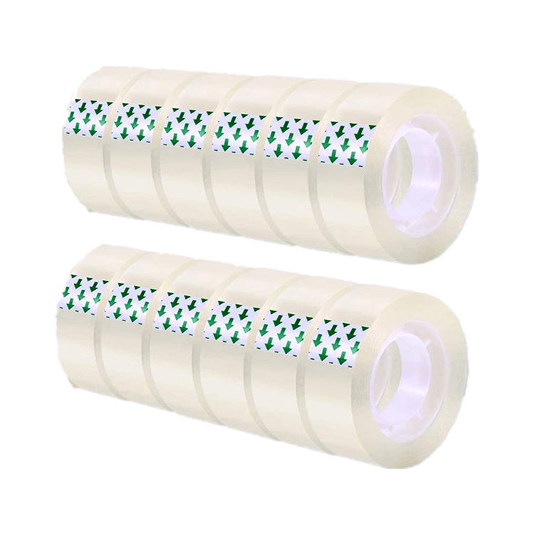 Multifunction Transparent Tape Clear Tape Gift Wrapping Refill Roll for Office, Home, School