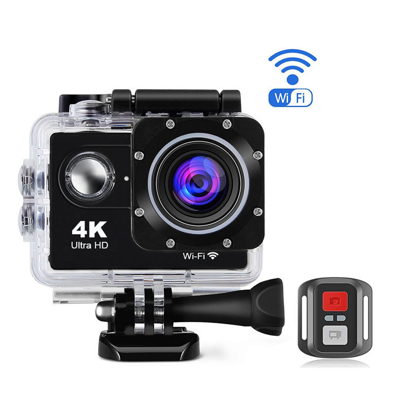 MECOLA 4K 30FPS Action Camera Ultra HD 98FT Underwater Waterproof Camera 170 Degree Wide Angle WiFi Helmet Sports Cam Video Camcorder with Remote and Mounting Accessories Kit