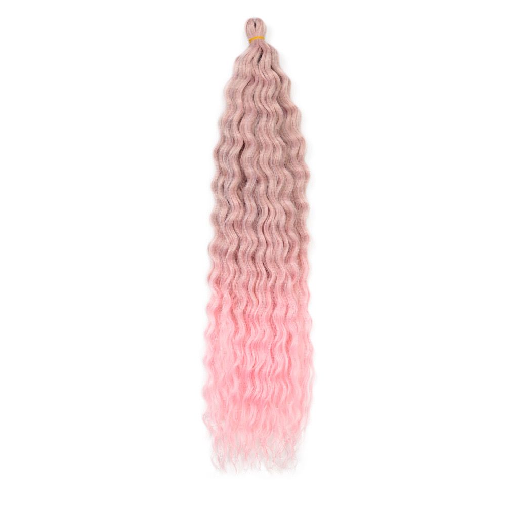 Wig 22 inch DeepTwist high temperature silk American curls white people long curly hair extensions Kinky Curl Braids