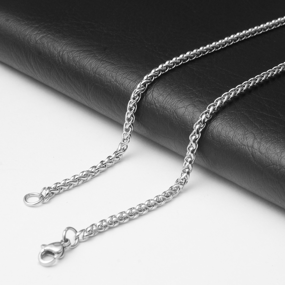 WTBN Stainless Steel Chain Necklace 6.0MM for Men Women Curb Cuban Link Chain Gold Color Silver Color Punk Choker Fashion Male Jewelry Gift 

