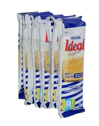 10PCS Nestle ideal Milk Original Pouch 10X29g