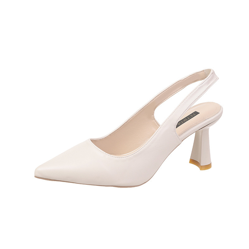 Women's Slingback Buckle Pumps Pointed Toe Mules Slippers Kitten Heels Shoes Slides Backless Dress Sandals