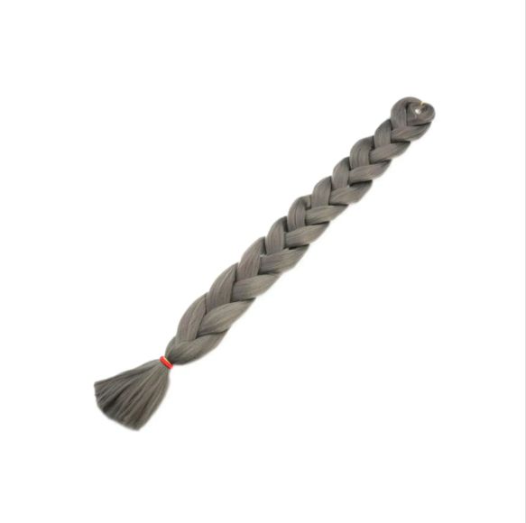 Black Queen Jumbo Braids Hair Extension - 24inch Braiding Hair Extension - Twist Box Braiding Hair (Color; 171 Dark Grey)