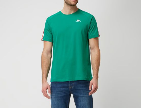 Kappa Design Pure Cotton Round Neck Short Sleeve Men's T-shirt