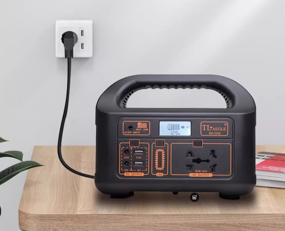 150W Lead Acid Batteries Energy Storage Camping Home Solar Generator Portable Emergency Power Station For Home