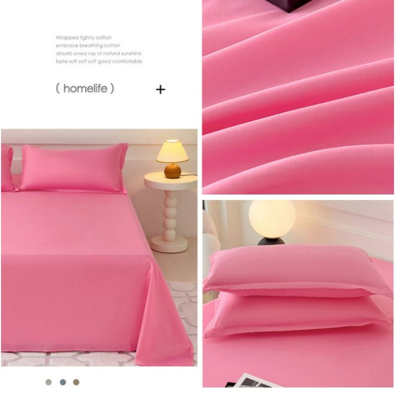 120*230cm ,150*230cm,180*230cm,220*230cm,230*250cm,Bed Sheet pillowcase Aloe vera cotton, washed cotton, bed sheets, plain brushed wool CRRSHOP 48*74cm pillow case free shipping