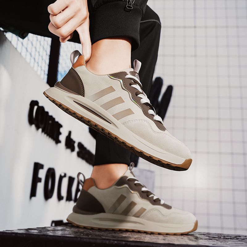 Cross-Border Trendy Men's Shoes, Color-Block Versatile Casual Sneakers, Student School-Specific Men's Shoes