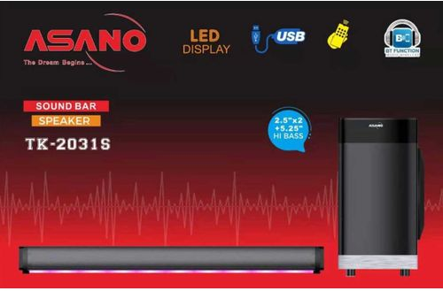 ASANO BRAND TK-2031S;BLUETOOTH SPEAKER,WITH USB\FM 