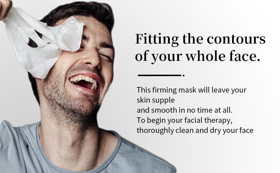 Collagen Essence Facial Mask Sheet Soothing & Moisturizing, Redness & Sunburn Relief, Daily Skin Treatment Solution Sheet Mask - Hydrating & Soothing Facial Mask with Panthenol-Hypoallergenic Self Care Sheet Mask for All Skin Types - Natural Home Spa Treatment Masks