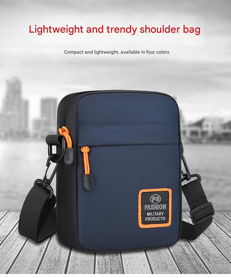 Large Capacity Men Bag Casual Business Shoulder Crossbody Bag Fashion Commuter Mini Handbag for Men
