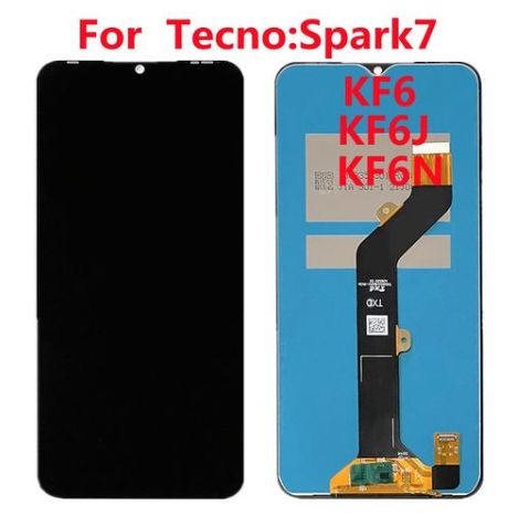 6.5" Original For Tecno Spark 7 KF6 /X659/KG6/KG5 LCD Display Touch Screen Digitizer Assembly Replacement Parts