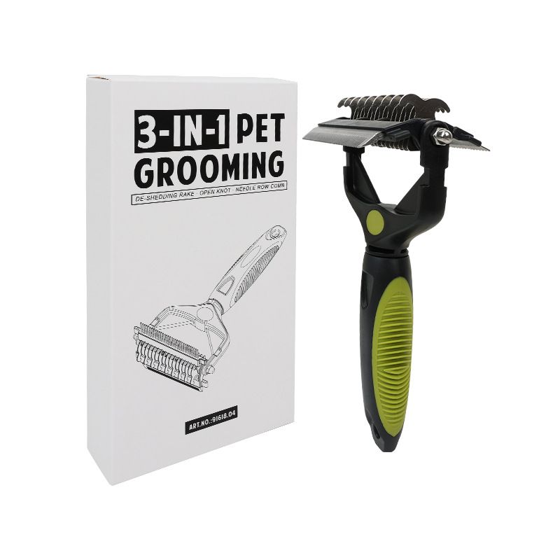 Pet Comb Multi functional Knot Comb Cat Comb 3-in-1 Dog Hair Knife for Floating Hair Dog Comb
