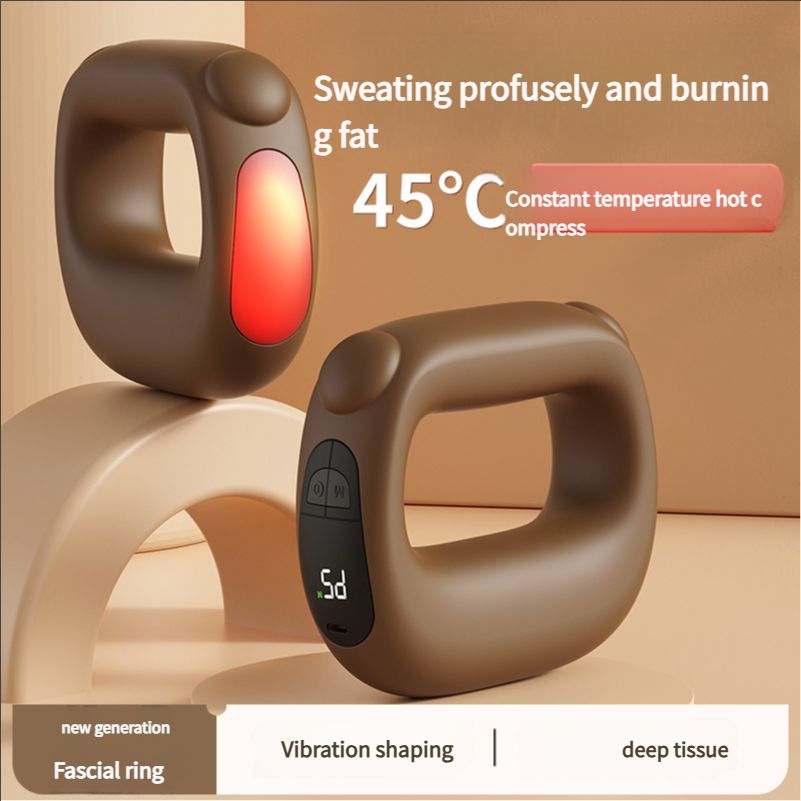 Massage Ring Vibration Massager Shoulder and Neck Yoga Ring Mini Shaking Machine Massager