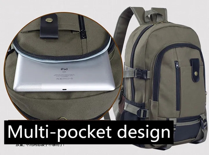 Bags Men Backpacks Men's Backpack Retro Travel Bags Women Canvas Bags For Men