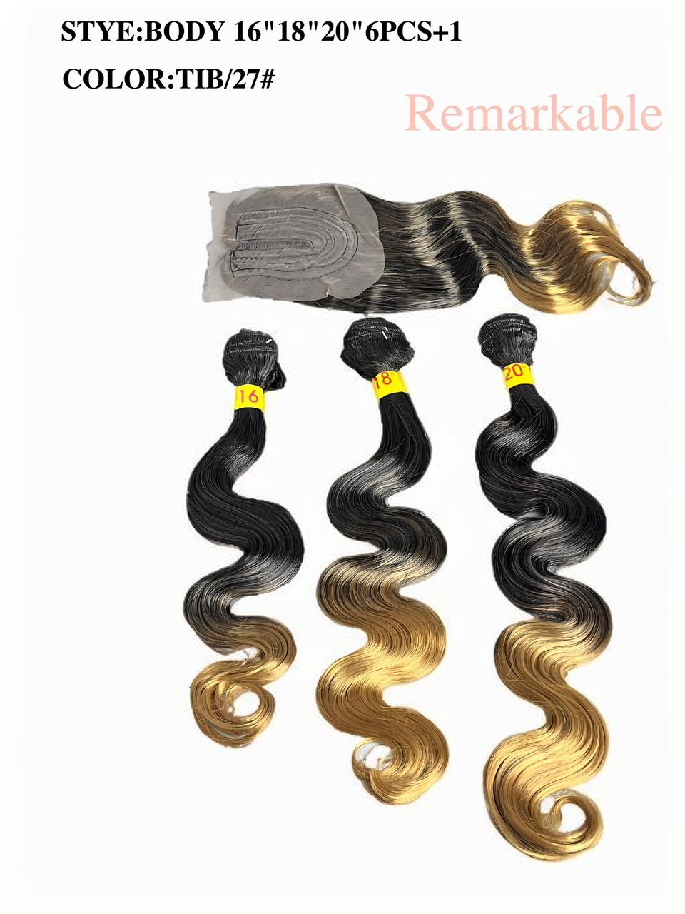 6pcs+1 Remarkable Hair Extention Romance Curl Loose Wave Bundles[JC 12'']
