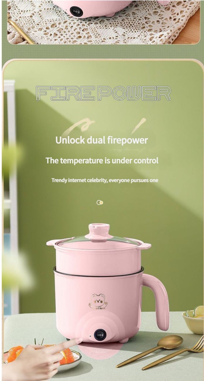 Electric cooker multifunctional small electric rice cooker household electric hot pot students dormitory electric hot pot special pots