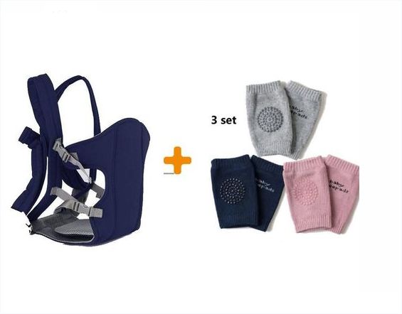 Infant Baby Carrier+3 PCS Baby Crawling sock