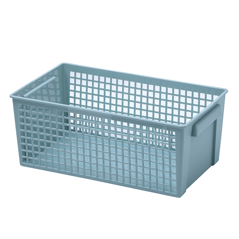 2823 desktop storage basket snack storage hollow rectangular ins storage basket sundries storage box plastic basket storage
