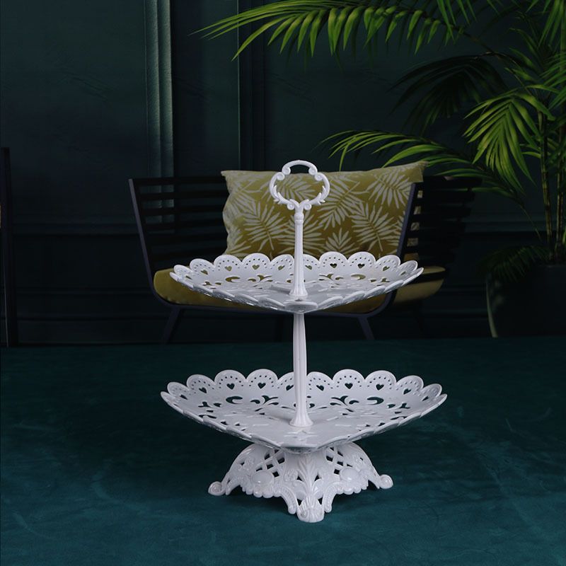 Storage Rack Third floor wedding dessert table, display shelf for ornaments, birthday cake shelf, Dim sum shelf Three layer storage rack